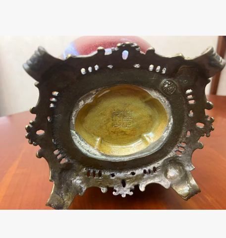 有款哥窑鹿耳瓶 二氧化碳钢瓶-涿鹿高压容器有限公司